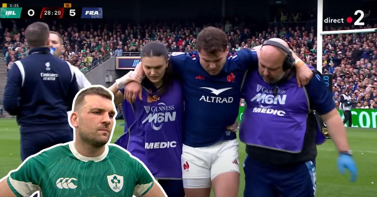 6 Nations. Dupont, Marx : 2 actions brutales (et non sanctionnées) signées Tadhg Beirne