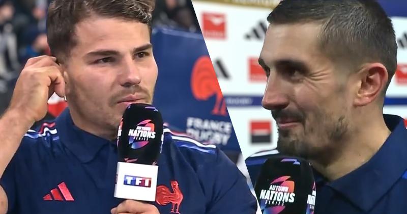 VIDÉO. Les copains d’abord, Dupont et Ramos se chambrent en direct après France - All Blacks