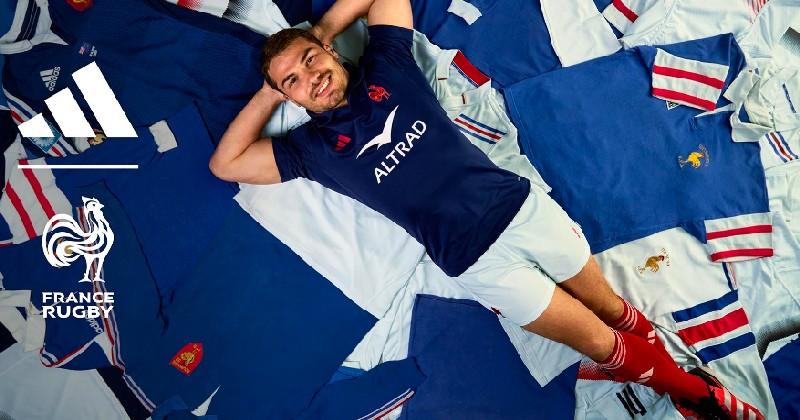 Le maillot du XV de France 2024 : innovation, élégance et les trois bandes iconiques d’adidas !