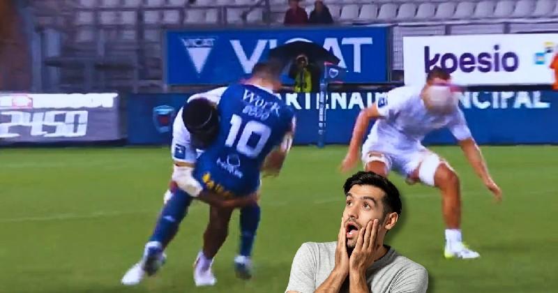 VIDEO. Pro D2. OUTCH ! L'énorme ''câlin'' façon chiropracteur de Ratu Nacika sur Sam Davies