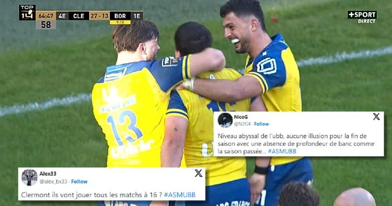 L'UBB ''abyssal'', l'ASM ''surprenant'', ce match de Top 14 a déchainé les passions sur les réseaux sociaux