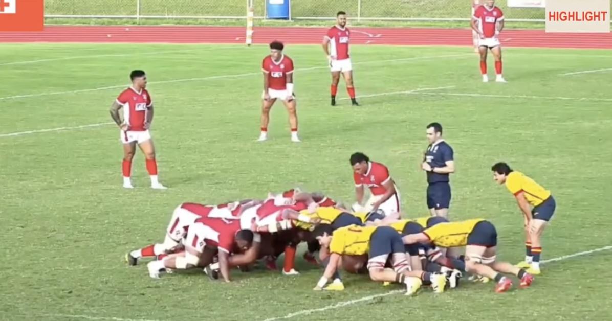 RESUME VIDEO. Première historique : l'Espagne renverse les Tonga de Ben Tameifuna !