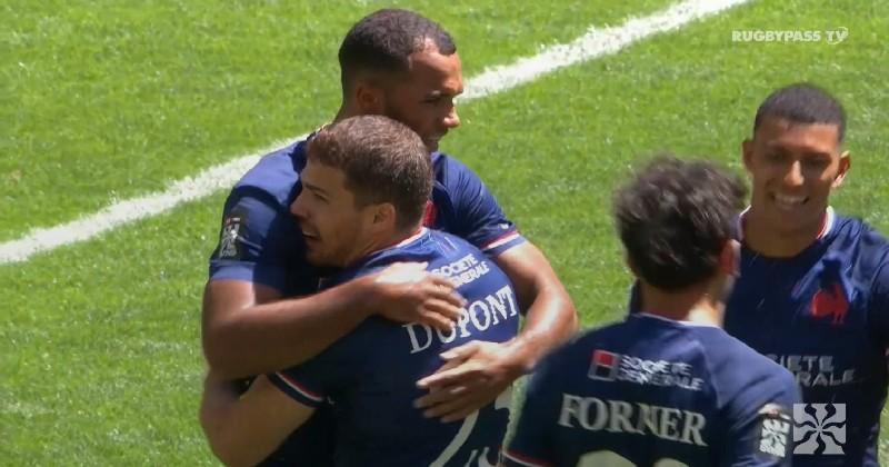 VIDEO. RUGBY à 7. Dupont l'impact player, Okemaba met les cannes, les équipes de France en finale à Madrid !