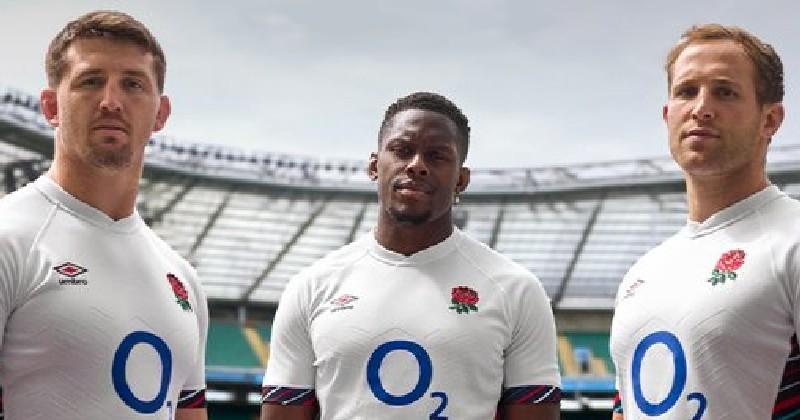 RUGBY. Nouveaux maillots 2024 2025 de l Angleterre un motif tricolore qui divise les fans Le Rugbynistere