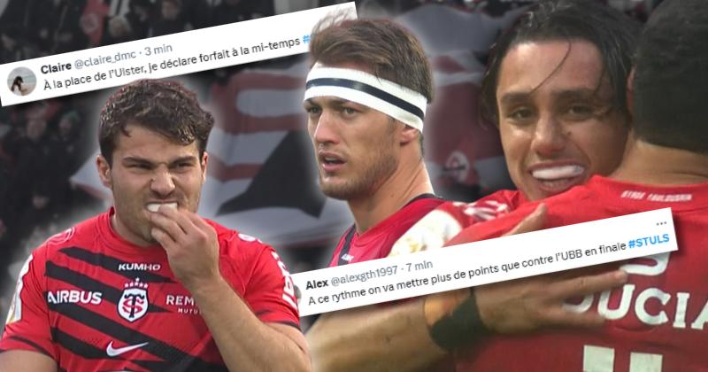 Champions Cup. ''Le festival'' de Toulouse contre un Ulster humilié fait jubiler Twitter