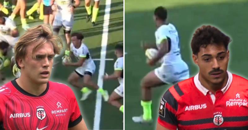 VIDÉO. De l’offload de Costes au sprint de Delibes, le rugby-champagne des pépites du Stade Toulousain