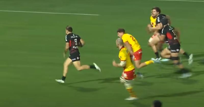 VIDÉO. Contre l’USAP, Toulouse se révolte et plante 6 essais pour le retour de Ntamack