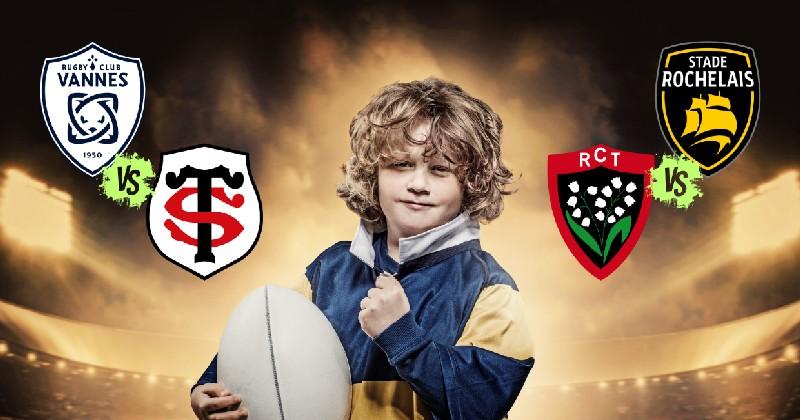 Vos matchs de rugby Vannes/Toulouse et La Rochelle/Toulon à quelle heure et sur quelle chaîne ?