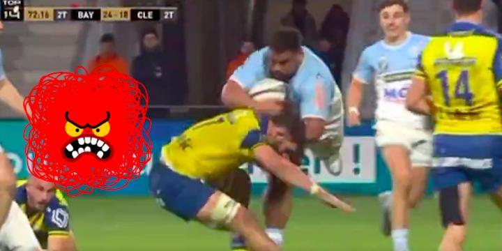 VIDÉO. AHUUU ! D’une charge animale, Tevita Tatafu et ses 140kg font EX-PLO-SER le boucher Marcos Kremer