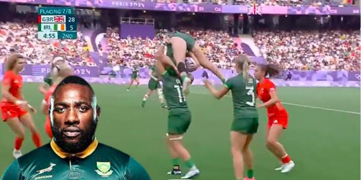 VIDÉO. JO 2024. L’Irlandaise Erin King invoque Tendai Mtawarira et sauve sa coéquipière d’une lourde chute