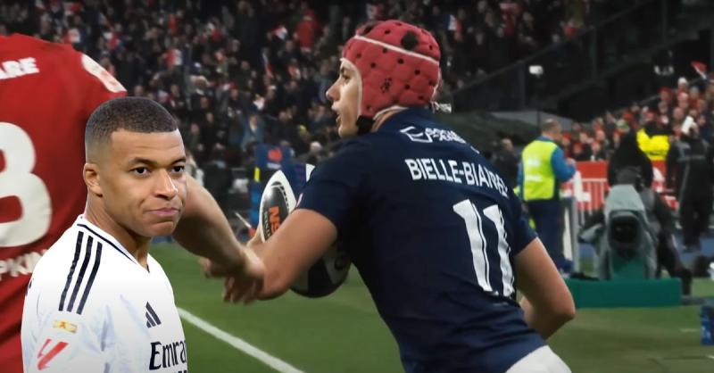 6 Nations. Bielle-Biarrey, star malgré lui ? ''Je ne suis pas non plus Kylian Mbappé''