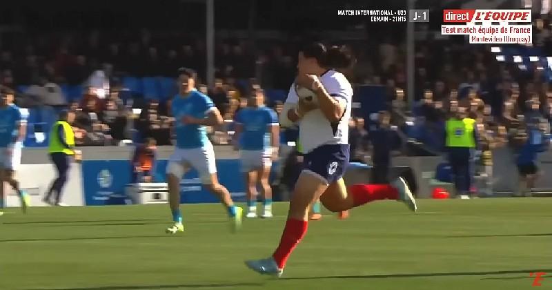 RESUME VIDEO. Les jeunes bleus du XV de France domptent l'Uruguay sous l'impulsion de Couilloud et Tuilagi