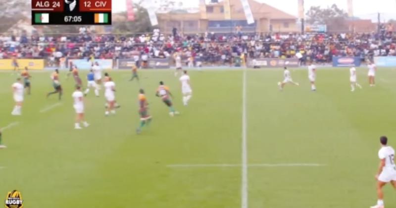 VIDEO. Magnifique drop de plus de 50 mètres pour ce joueur bien connu du Top 14 avec l'Algérie !