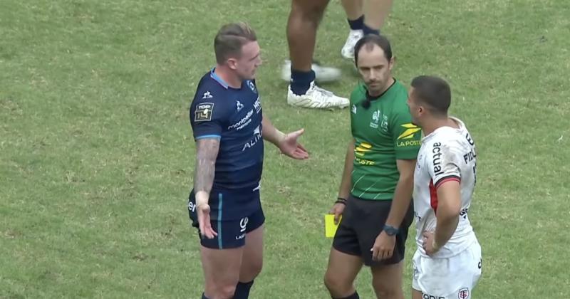 VIDEO. Stuart Hogg laisse le cerveau au vestiaire et balance Thomas Ramos sur un jeune ramasseur de balle