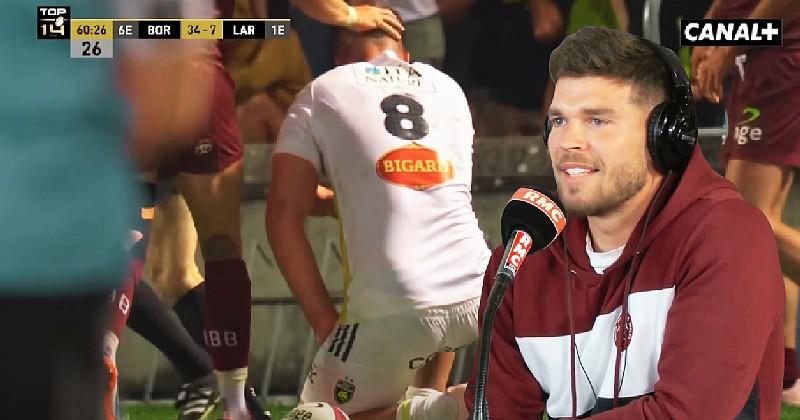 VIDEO. Top 14. Jalibert s'excuse, mais relativise : ''je prends des tapes sur la tête 200 fois par saison et on n'en fait pas des caisses''