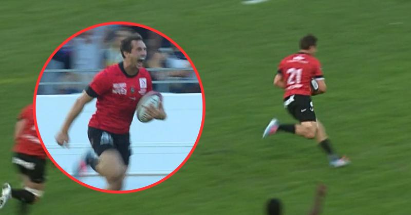 VIDÉO. L’incroyable essai de filou, Serin piège le MHR et se fait la malle en faveur du RCT !